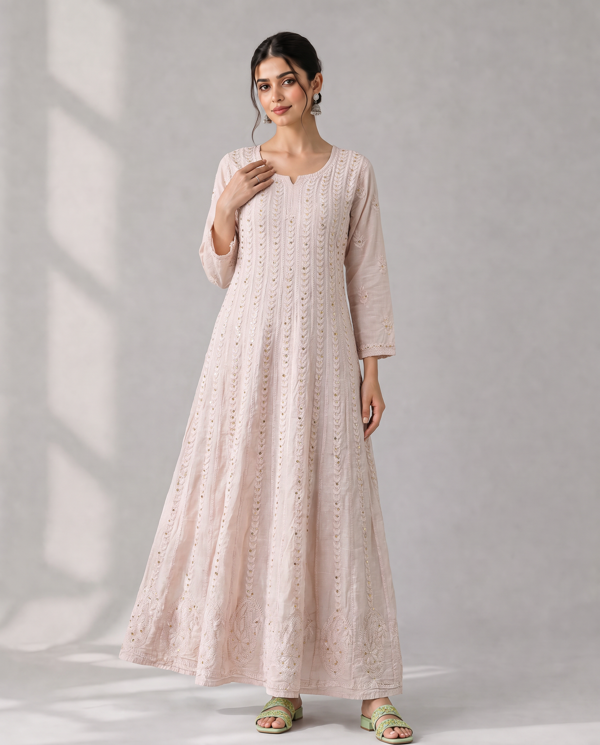 Premium Chikankari Anarkali
